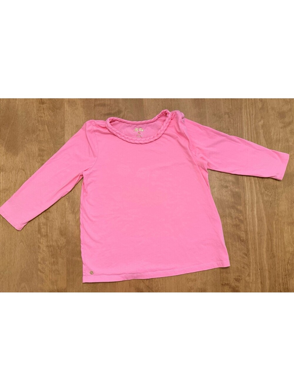 Lilly Pulitzer Women's EUC Paulson Knit Top Rousseau Pink Shirt Size Small
